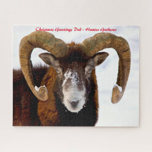 Weihnachtsgrüße Mein Jäger Gatherer Puzzle