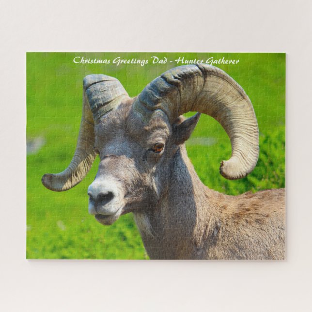 Weihnachtsgrüße Mein Jäger Gatherer Puzzle (Horizontal)