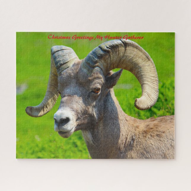 Weihnachtsgrüße Mein Jäger Gatherer Puzzle (Horizontal)