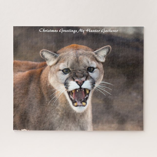 Weihnachtsgrüße Mein Jäger Gatherer Puzzle (Horizontal)