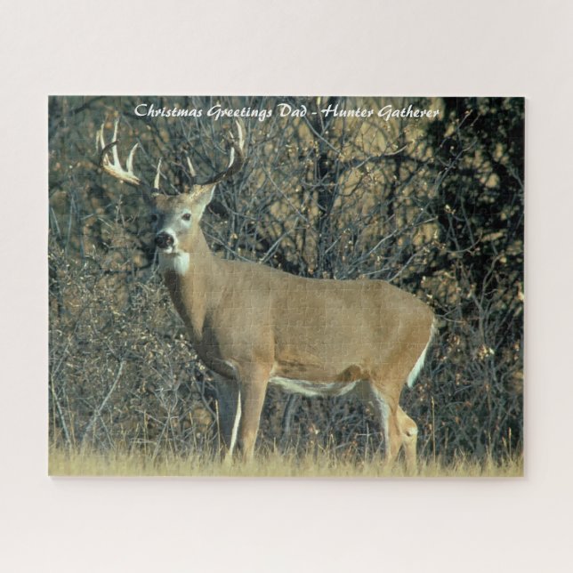 Weihnachtsgrüße Mein Jäger Gatherer Puzzle (Horizontal)