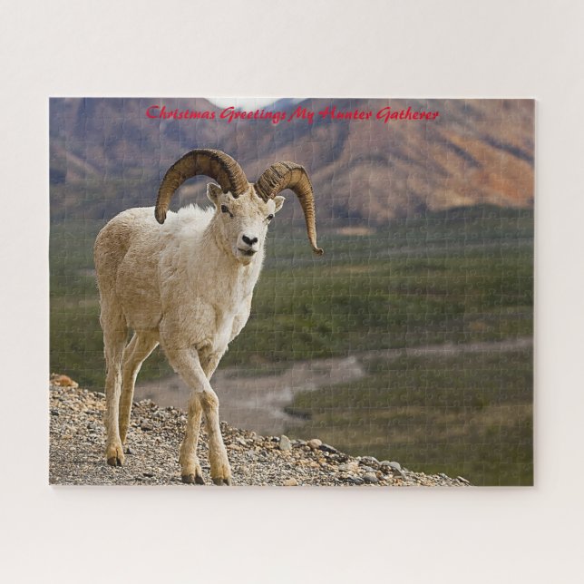Weihnachtsgrüße Mein Jäger Gatherer Puzzle (Horizontal)