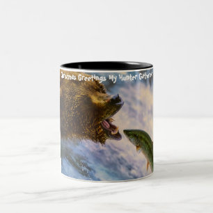 Weihnachtsgrüße Mein Jäger Sammler Zweifarbige Tasse