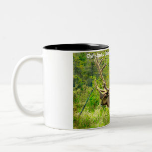 Weihnachtsgrüße mein Jäger und Sammler Zweifarbige Tasse