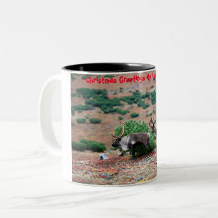 Weihnachtsgrüße mein Jäger und Sammler Zweifarbige Tasse