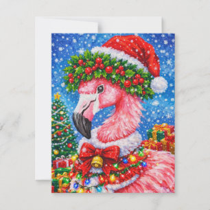 Weihnachtsgrüße★ Mitteilungskarte