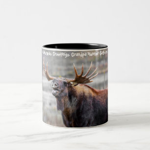 Weihnachtsgrüße Opa Hunter Gatherer Zweifarbige Tasse