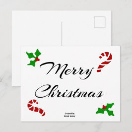 Weihnachtsgrüße Postkarte