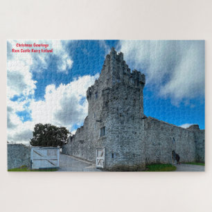 Weihnachtsgrüße Ross Castle Kerry Irland Jig Puzzle