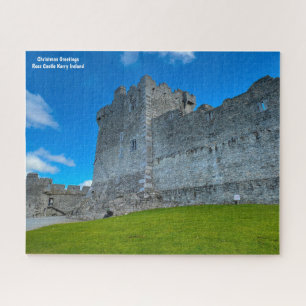 Weihnachtsgrüße Ross Castle Kerry Irland Jig Puzzle