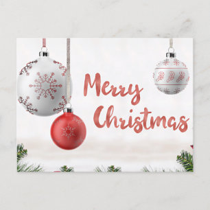 Weihnachtsgrüße, Schönheit in Einfachheit, Postkarte