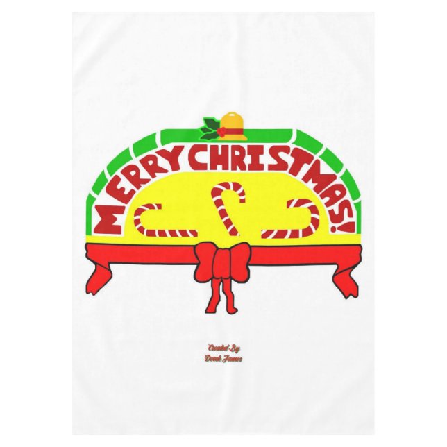 Weihnachtsgrüße Tischdecke (Vorderseite)