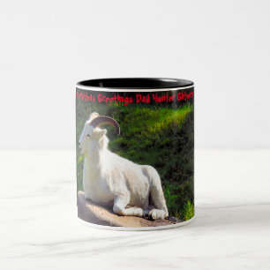 Weihnachtsgrüße Vater Hunter Gatherer Zweifarbige Tasse
