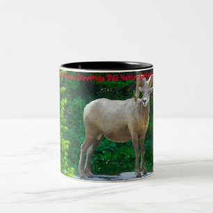 Weihnachtsgrüße Vater Hunter Gatherer Zweifarbige Tasse