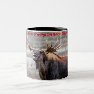 Weihnachtsgrüße Vater Hunter Gatherer Zweifarbige Tasse
