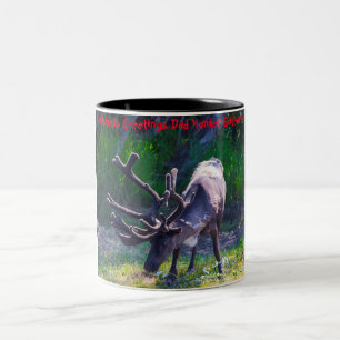 Weihnachtsgrüße Vater Hunter Gatherer Zweifarbige Tasse