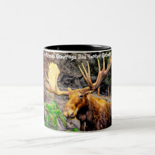 Weihnachtsgrüße Vater Hunter Gatherer Zweifarbige Tasse