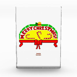 Weihnachtsgrüße Vertikales Foto Block