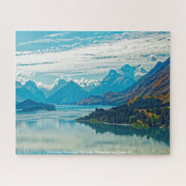 Weihnachtsgrüße vom Wakatipu-See Puzzle
