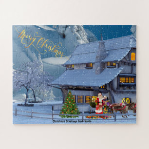 Weihnachtsgrüße vom Weihnachtsmann Puzzle
