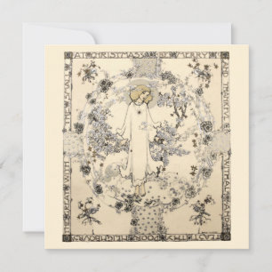 Weihnachtsgrüße von Jessie Marion King Feiertagskarte