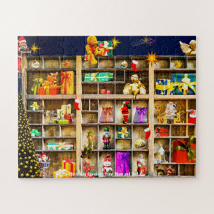 Weihnachtsgrüße von Mama und Vater Jigsaw Puzzle