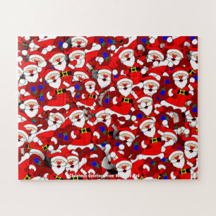 Weihnachtsgrüße von Mama und Vater Puzzle