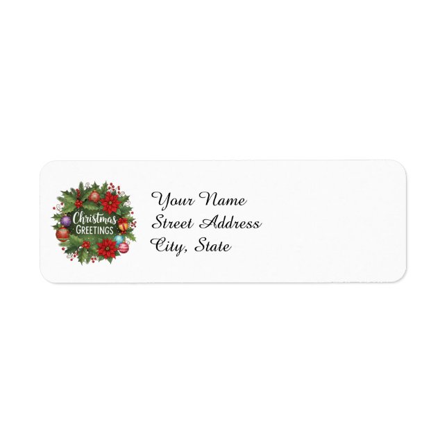 Weihnachtsgrüße Vorlage, (Vorne)