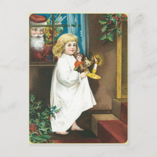 Weihnachtsgrüßen Feiertagspostkarte