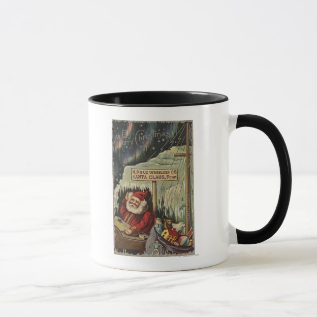 WeihnachtsgrüßeWeihnachten am Nordpol Tasse (Rechts)
