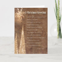 Weihnachtsgrußgedicht