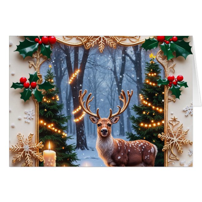 Weihnachtsgrußkarte (Vorderseite (Horizontal))