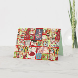 Weihnachtsgrußkarte aus der Vergangenheit Karte