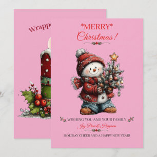 Weihnachtsgrußkarte Feiertagskarte