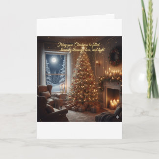 Weihnachtsgrußkarte Feiertagskarte
