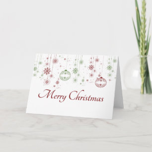 Weihnachtsgrußkarte Feiertagskarte