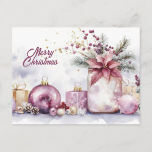 Weihnachtsgrußkarte Festlich Postkarte