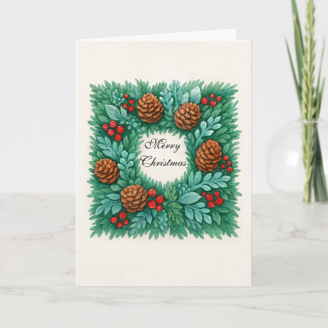 Weihnachtsgrußkarte Karte (Vorderseite)