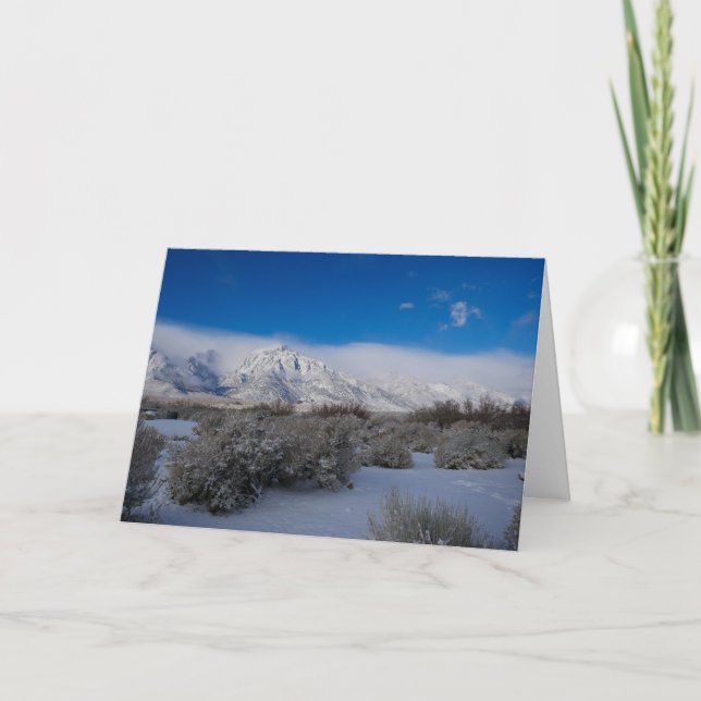 Weihnachtsgrußkarte mit Skriptreferenz Karte (Vorderseite)