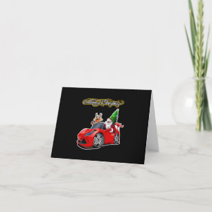 Weihnachtsgrußkarte mit Weihnachtsaufschrift Karte