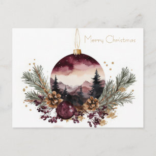 Weihnachtsgrußkarte Postkarte