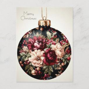 Weihnachtsgrußkarte zum Fest Postkarte