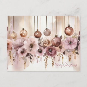 Weihnachtsgrußkarte zum Fest Postkarte