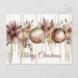 Weihnachtsgrußkarte zum Fest Postkarte