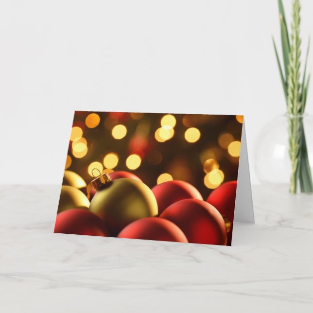 Weihnachtsgrußkarten Feiertagskarte (Vorderseite)