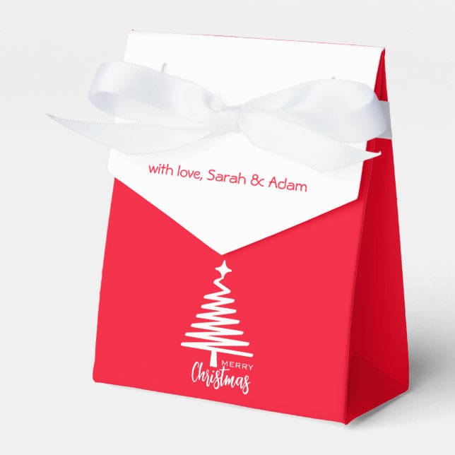 Weihnachtsgunstbox Geschenkschachtel (Vorderseite)
