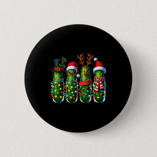 Weihnachtsgurke Feiertagsgurken Gläser Santa hässl Button