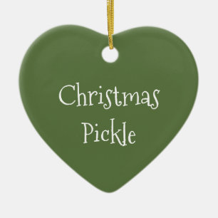 Weihnachtsgurke Keramik Ornament