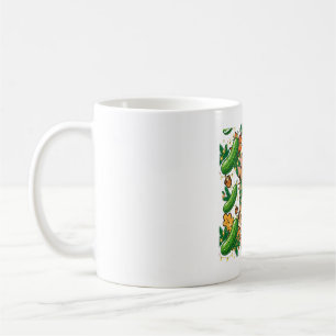 Weihnachtsgurken-Ornament Lustige Feiertags-Tradit Kaffeetasse