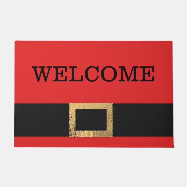 Weihnachtsgürtel Doormat Fußmatte (Vorderseite)